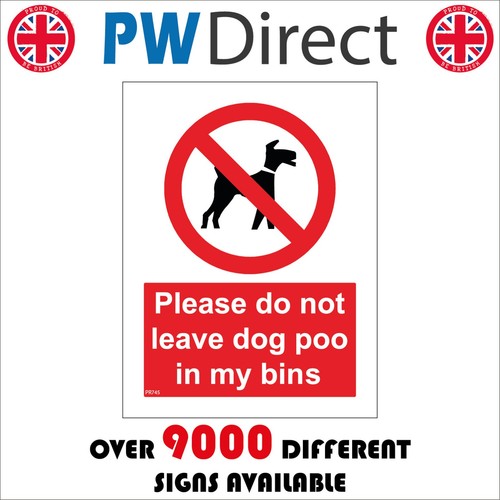 Sign please not - put, poo