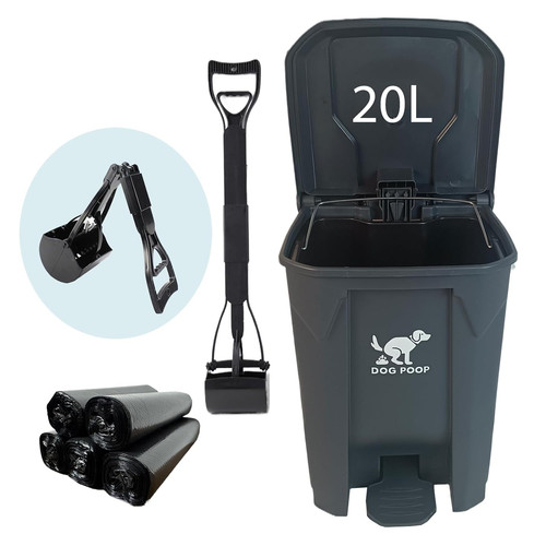 Dog poo bin for garden - garden, with