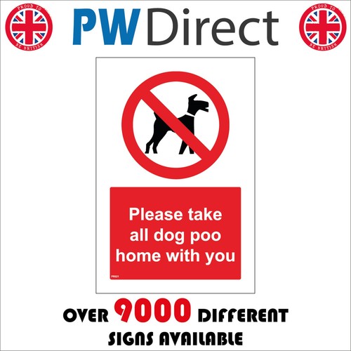Sign please take all dog - please,