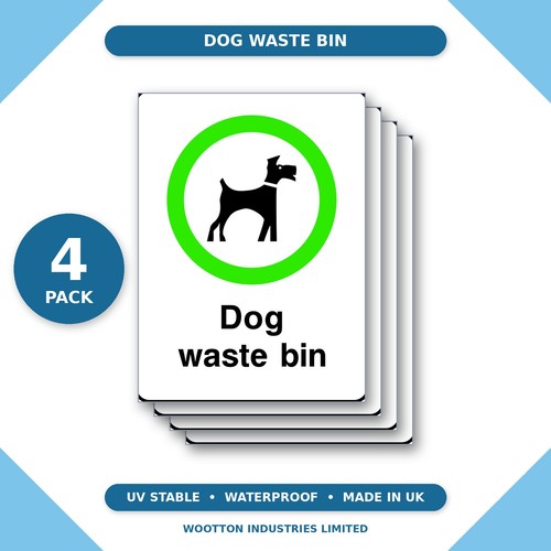 Dog waste bin - 4x, poo