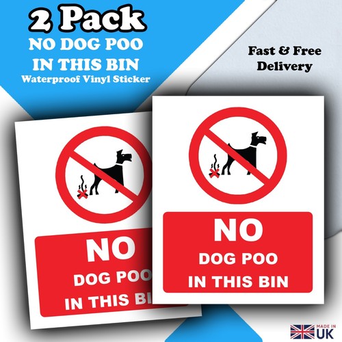 Pack dog poo in bin - no,