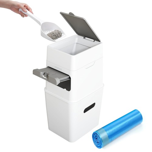 Cat litter trash can 2l - cat,
