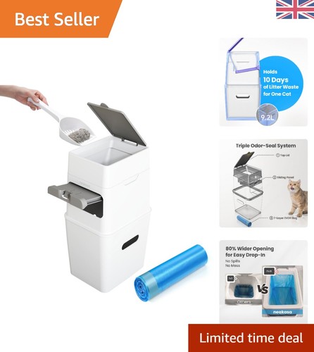Cat litter trash can - trash, can,