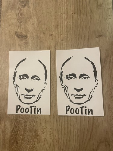 Putin poo tin - |, sticker