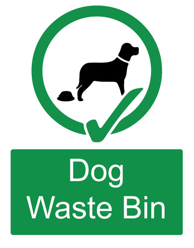 Dog waste bin - bin, poo