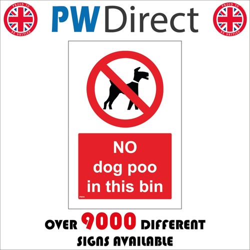 Sign dog poo - poo, in