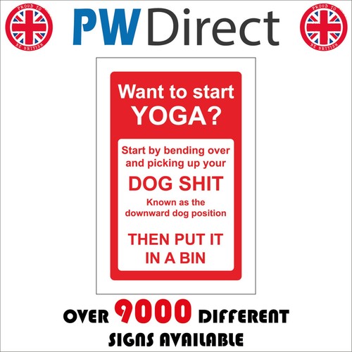Sign start yoga bend over - start,