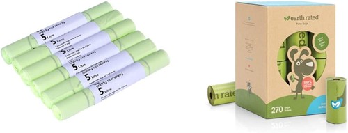Compostable bin liners 150 - compostable, 5l