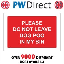 SIGN Please Do Not Leave Dog