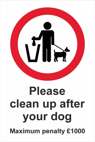 Fouling dogs allowed - no,