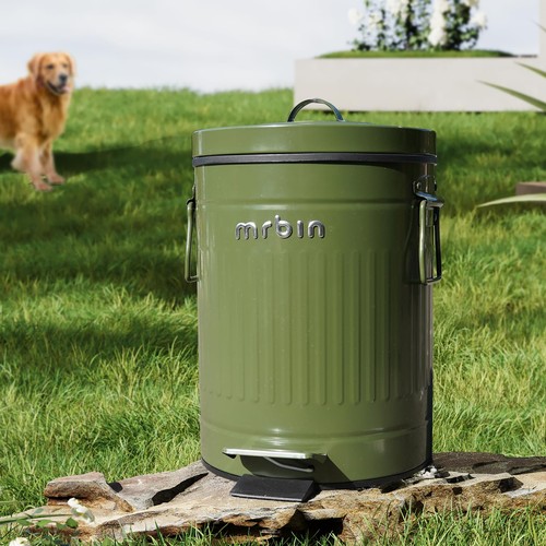 Mrbin dog poop trash can - poop, with